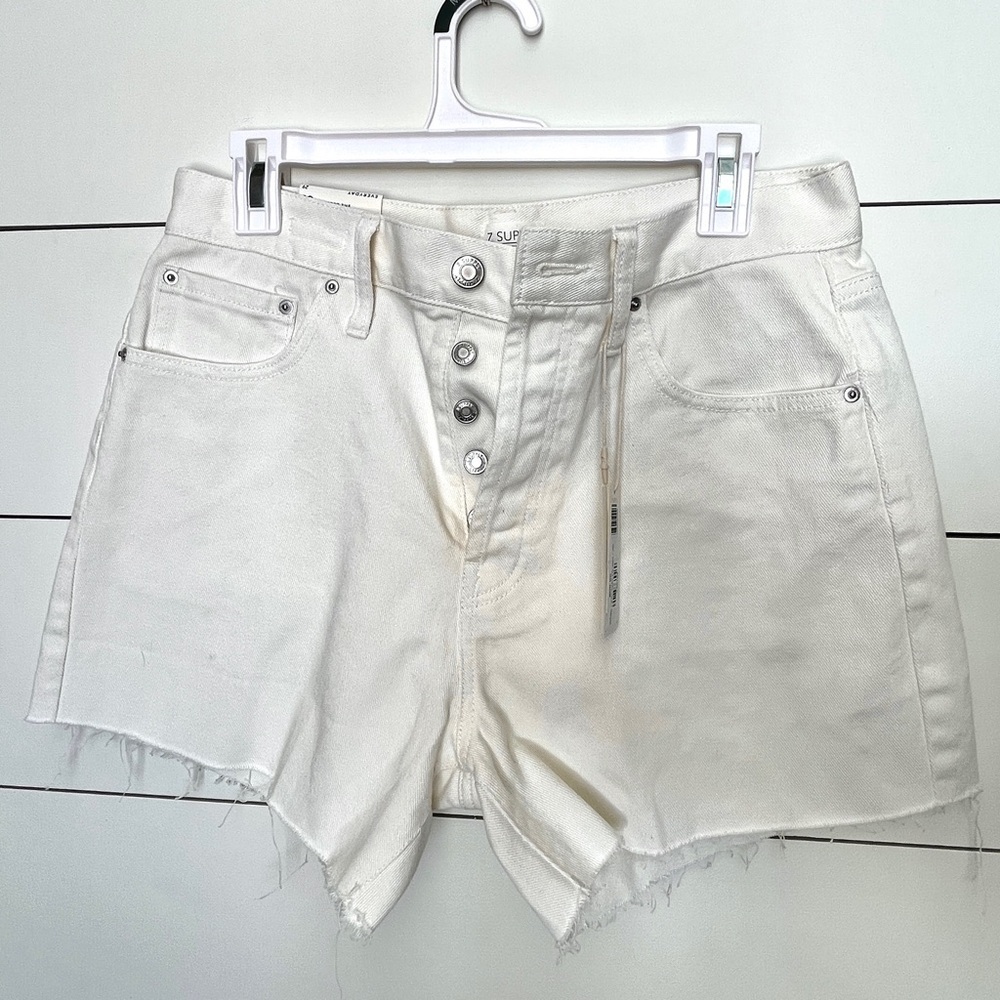 NWT Z Supply Off-White Jean Shorts